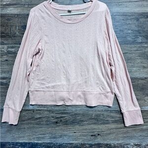Only Pink Boxy Long Sleeve Shirt